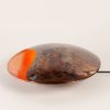 hand-hammered copper lamp