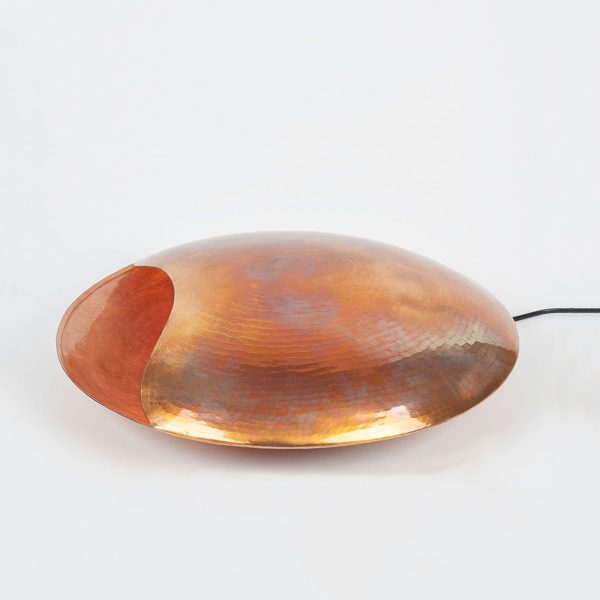 handcrafted copper lamp